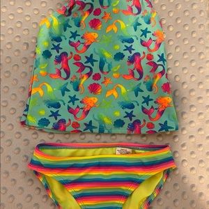Girls Mermaid Tankini bathing suit